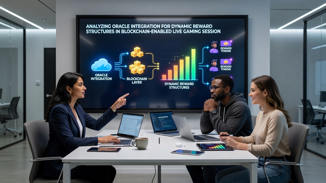Visualisierung dynamischer Belohnungsanpassungen durch Oracle-Daten in Live-Sessions