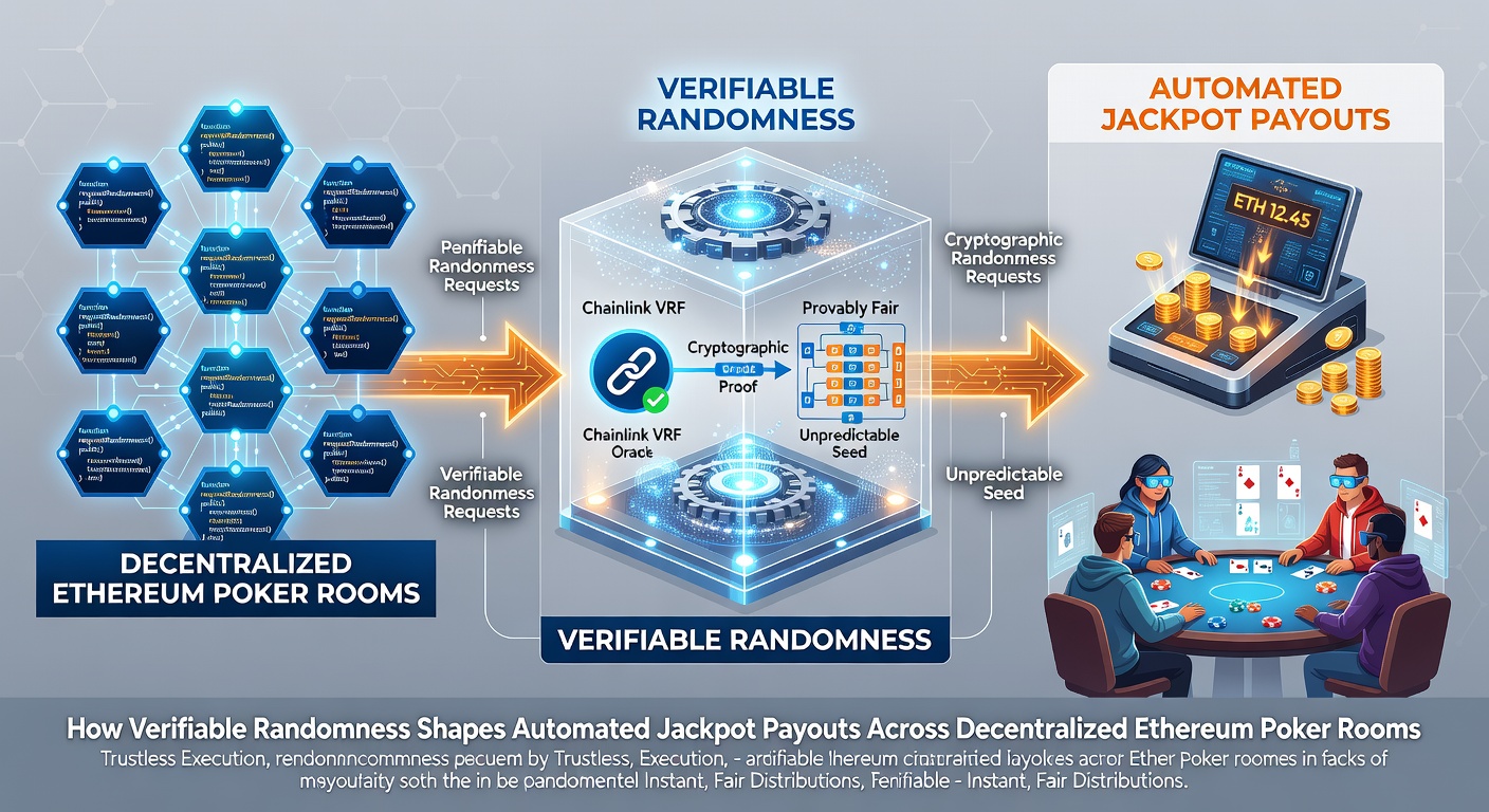 Smart Contract basierte Jackpot-Auszahlungen mit verifizierbarem Zufall in Ethereum Poker