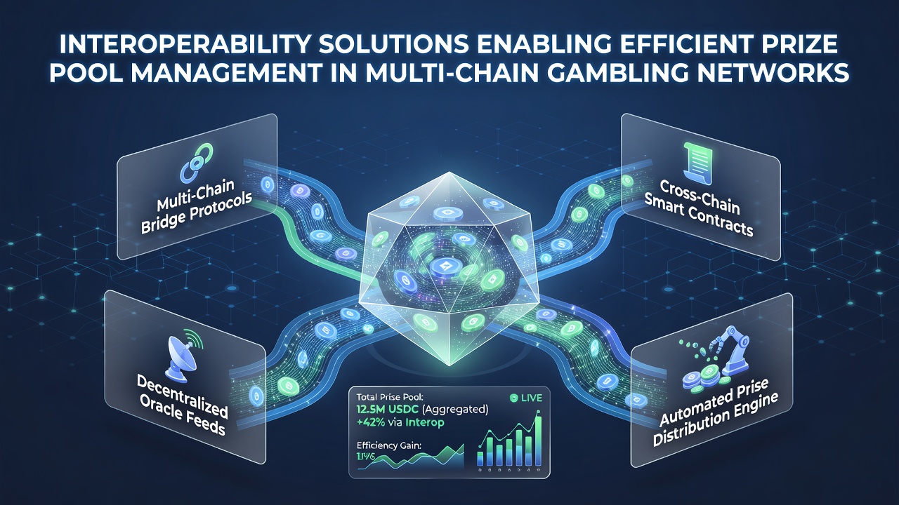 Illustration von automatisierten Preis Pool Transfers und Smart Contract Interaktionen in Multi-Chain Umgebungen