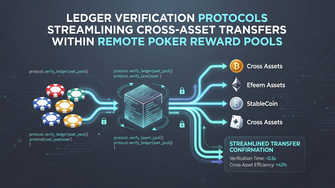 Darstellung von Cross-Asset-Transfers in Poker-Belohnungspools mit Verifizierungsprotokollen