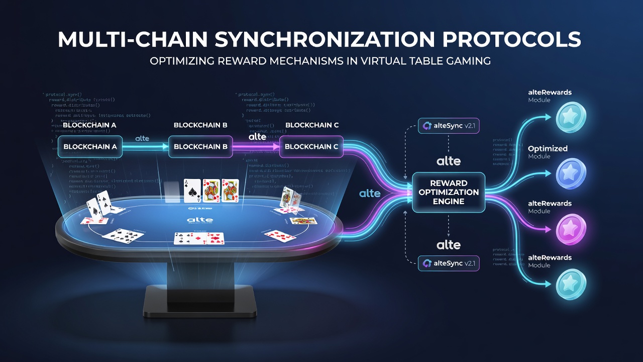 Synchronisation von Belohnungen über mehrere Blockchains in virtuellen Tischspielen